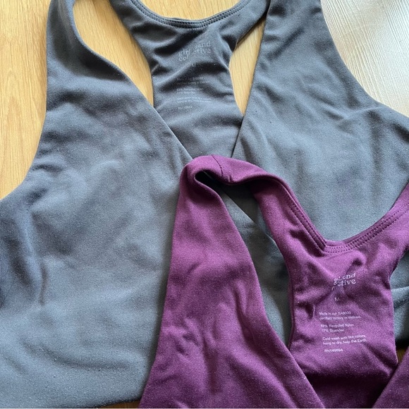 Bundle girlfriend collective two crossover nursing bra size M - Picture 4 of 6